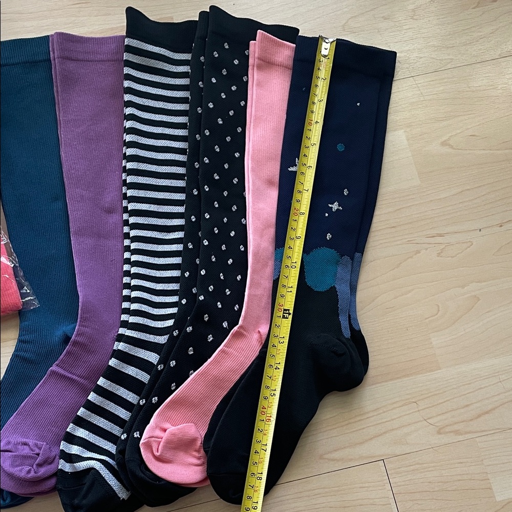 Colorful Knee-High Socks Collection - Picture 2 of 9